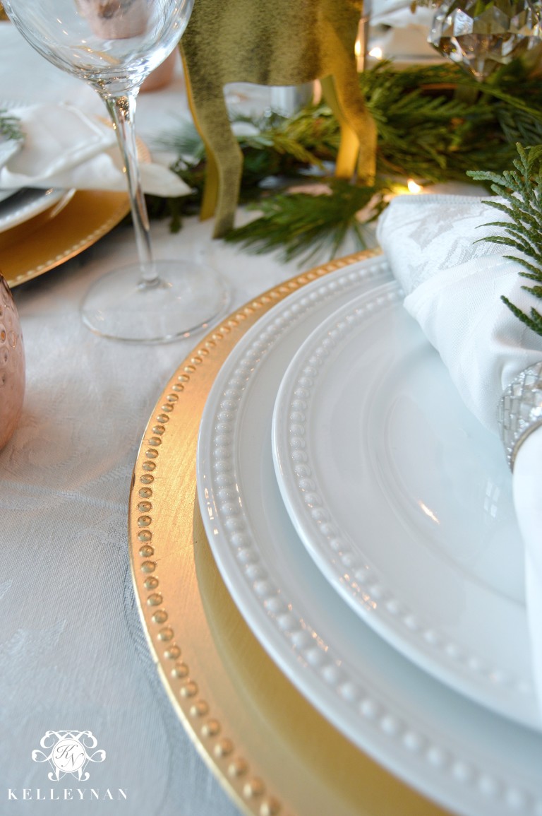 Creating a Copper Christmas Table - Kelley Nan