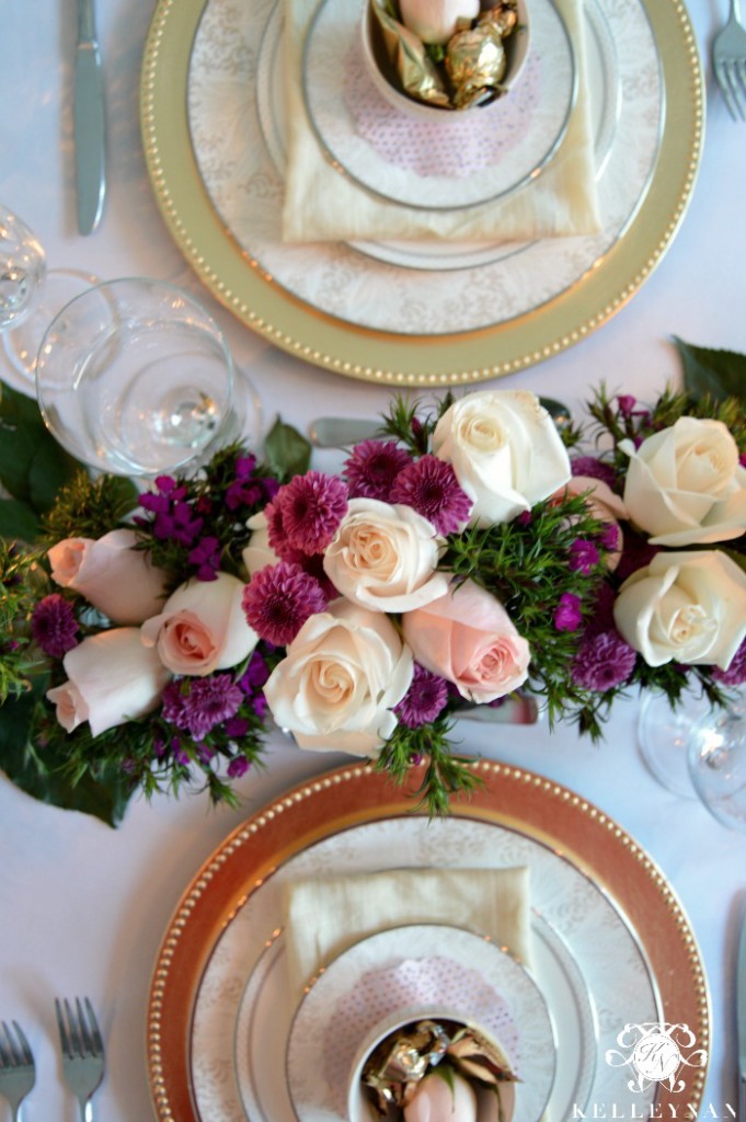 Valentine's Day Table Overhead