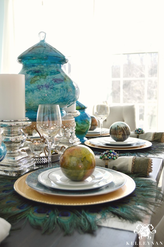 Peacock Table Details 1