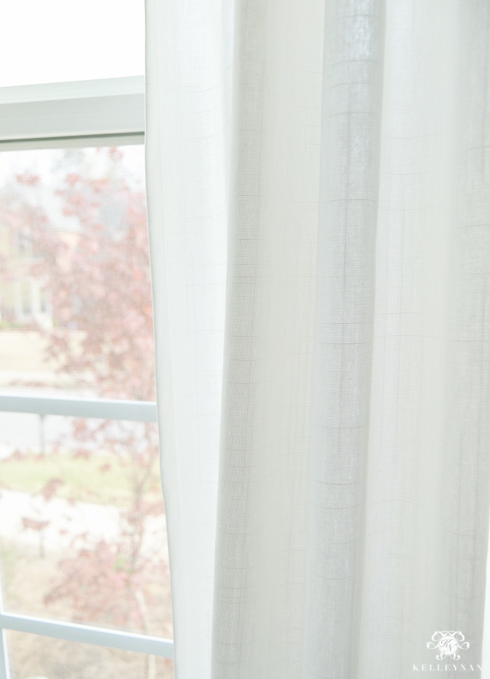 Favorite Budget Friendly White Curtains: Ikea Ritva Drapes