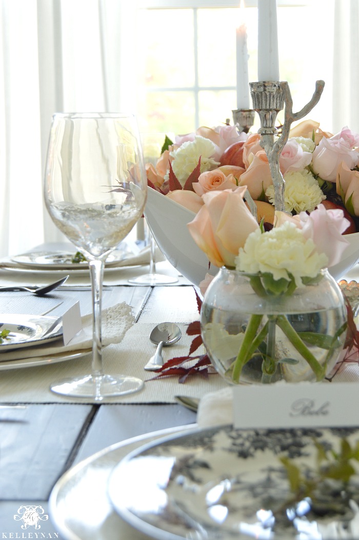 Mother's Day Centerpiece Table and Tablescape