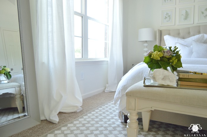 White Pottery Barn Guest Bedroom