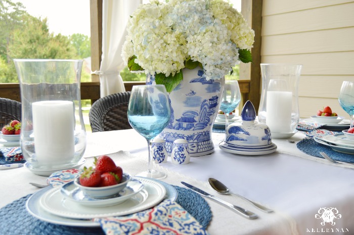 Fourth of July Outdoor Table Ideas and Inspiration