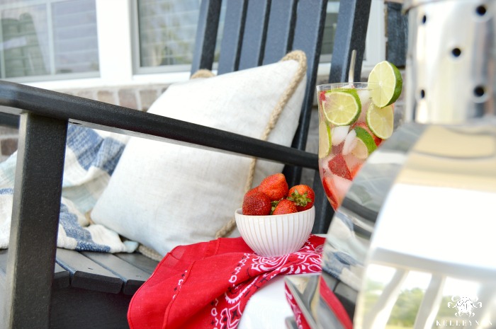 Strawberries on the Front Porch