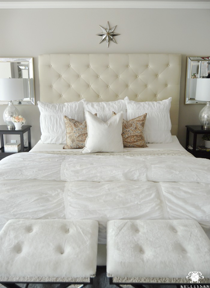 Blue & White Bedding & 7 Tips for the Perfectly Layered Bed! - Kelley Nan