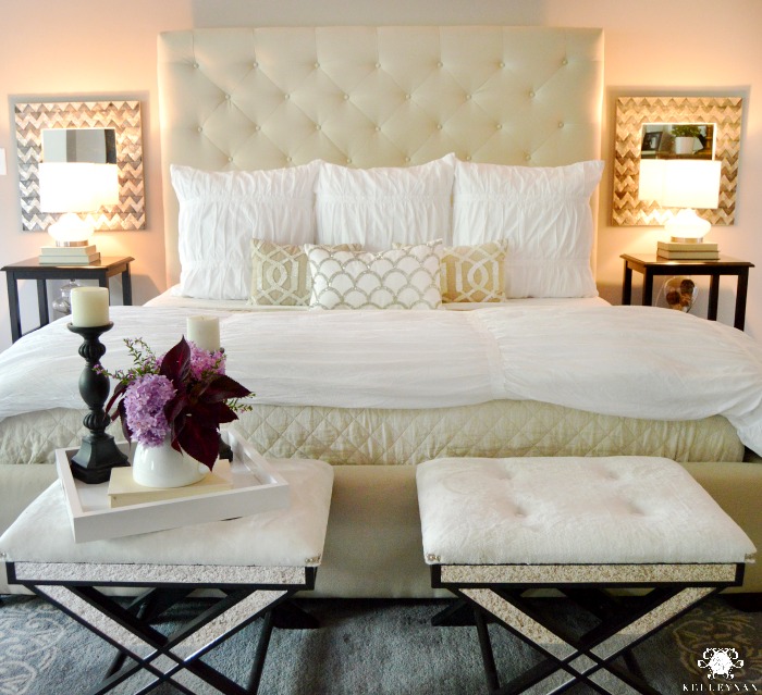 Blue & White Bedding & 7 Tips for the Perfectly Layered Bed! - Kelley Nan