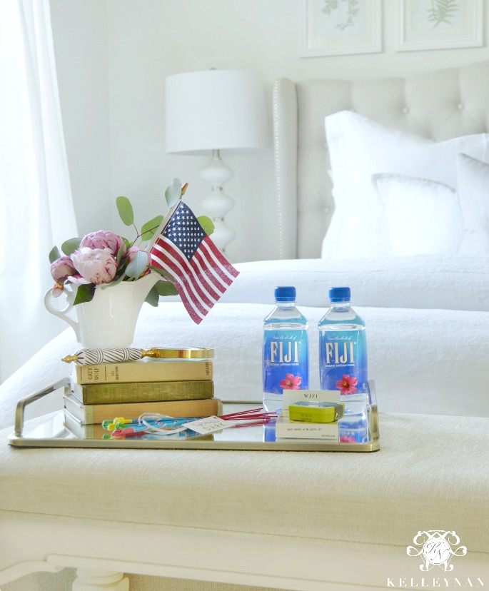 Fourth of July Guest Bedroom Trays and a Sale Alert ...