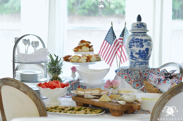Fourth of July Food Table