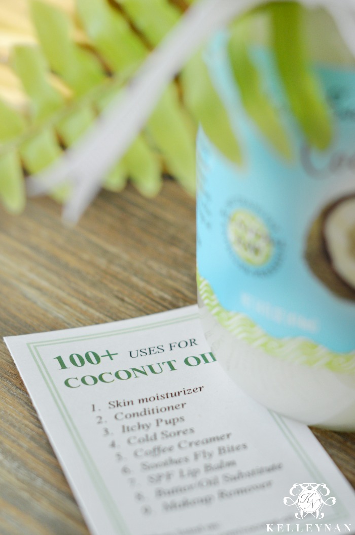 Coconut Oil Uses Pocket Card