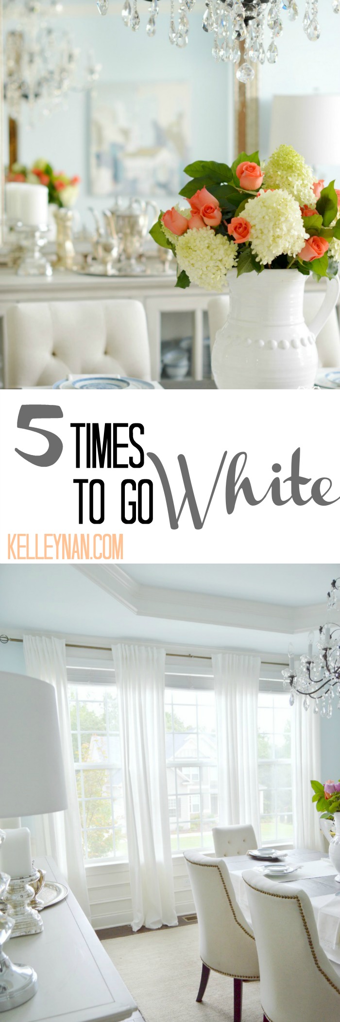 Five Times to Go White in Your Home Decor