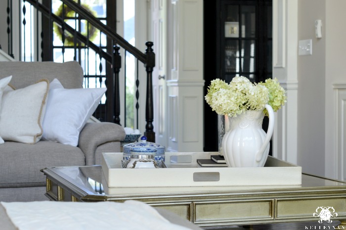 Living Room with ZGallerie Coffee Table