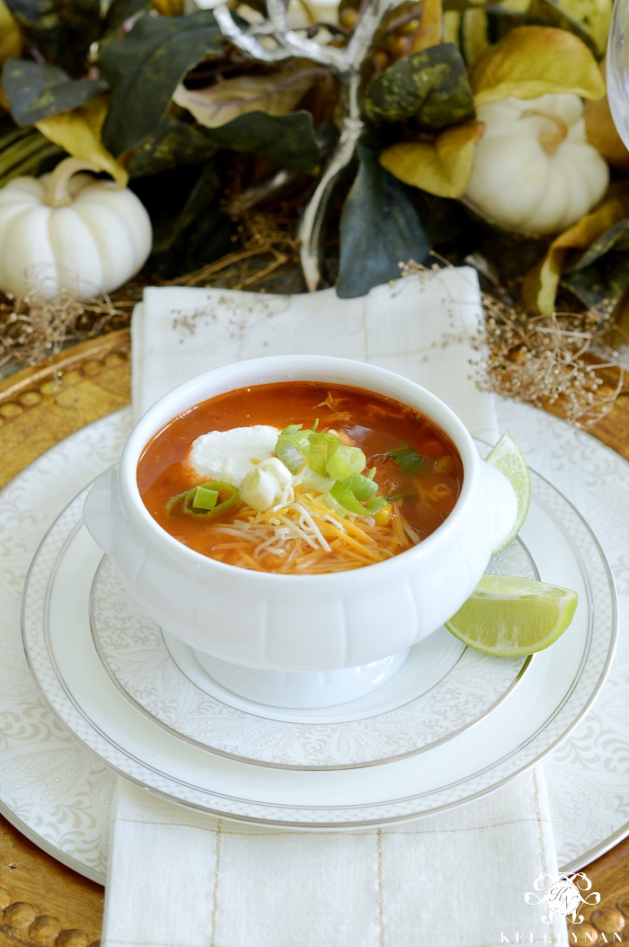 chicken-tortilla-soup-on-fall-table
