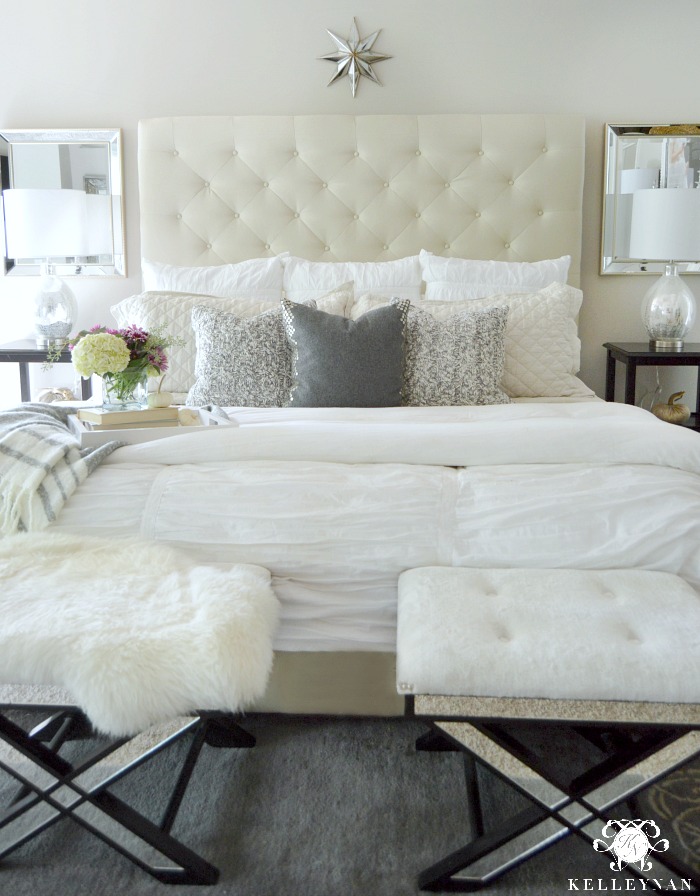 master-bedroom-with-gray-pillows-for-fall