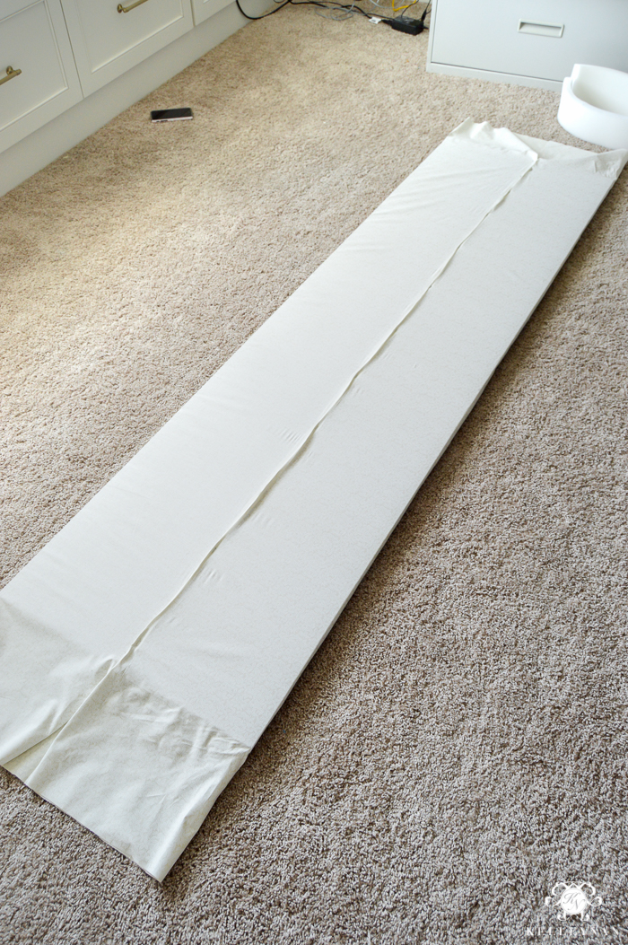 Easy, Stapled DIY Window Seat Cushion - Kelley Nan