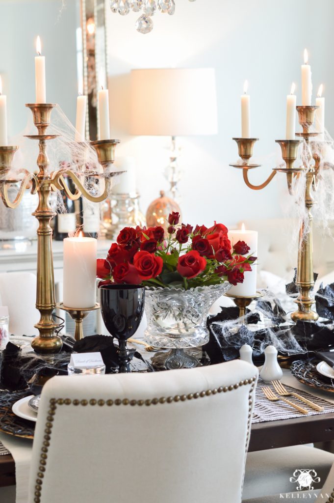 Gothic Dinner Party for Halloween - Kelley Nan