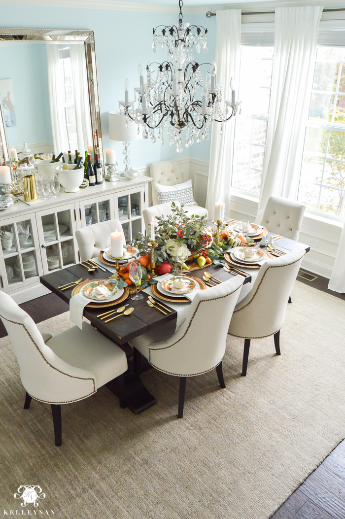 A Traditional Thanksgiving Table with Pottery Barn ...