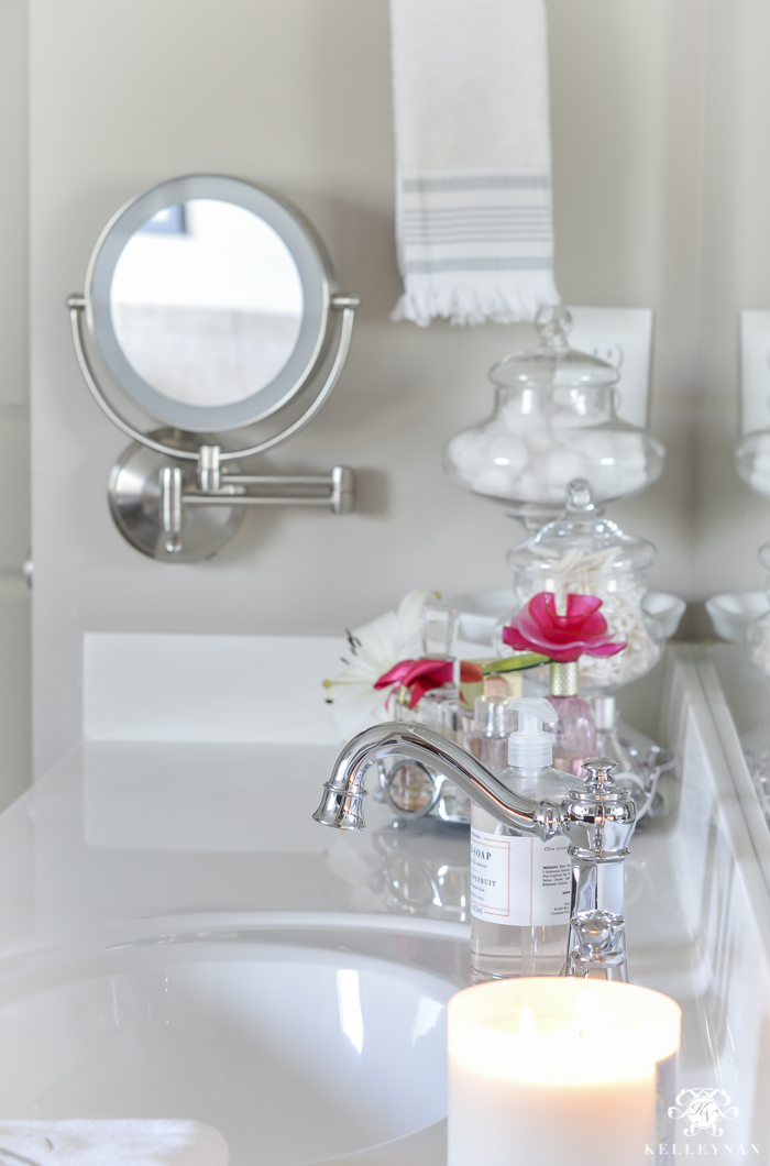 Bathroom Organization Ideas for the Vanity - Kelley Nan