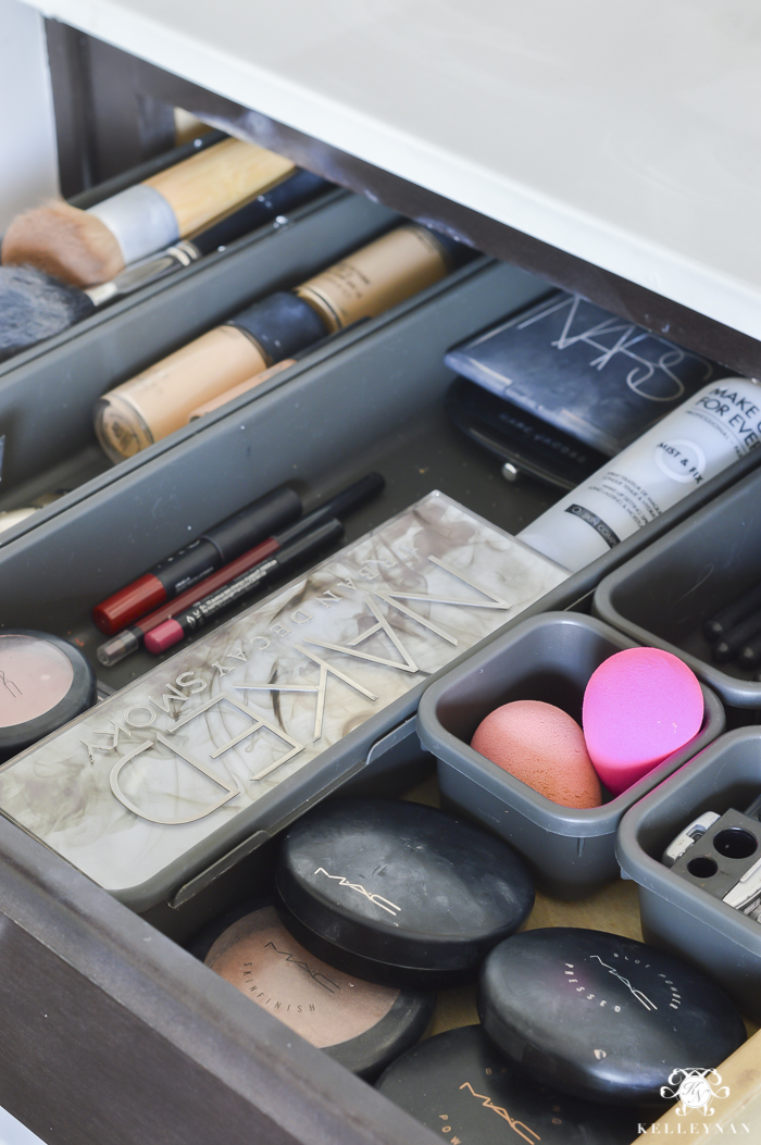 Makeup Drawer Organization 