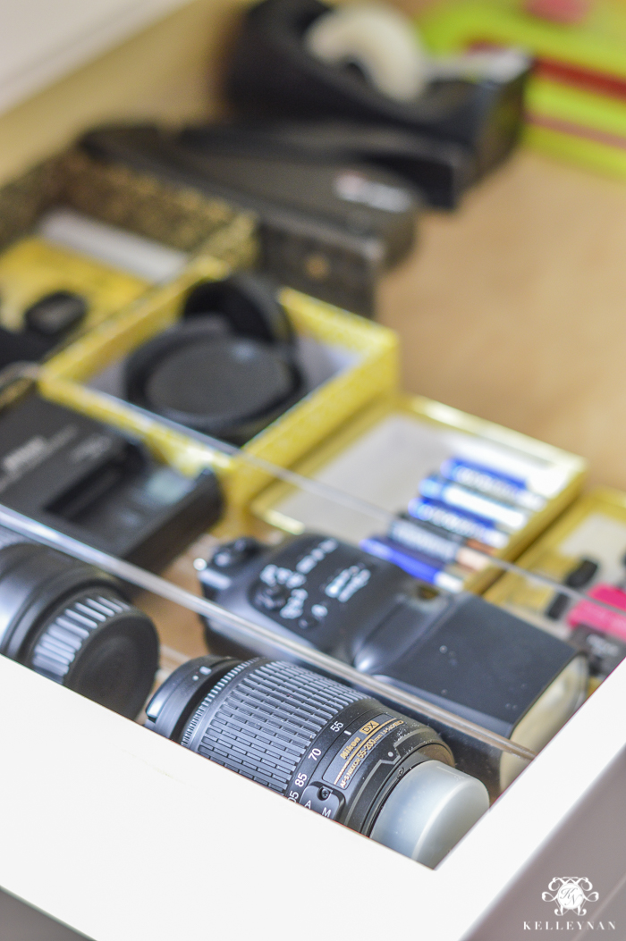 Organized and Functional Office Supply Drawers - Kelley Nan