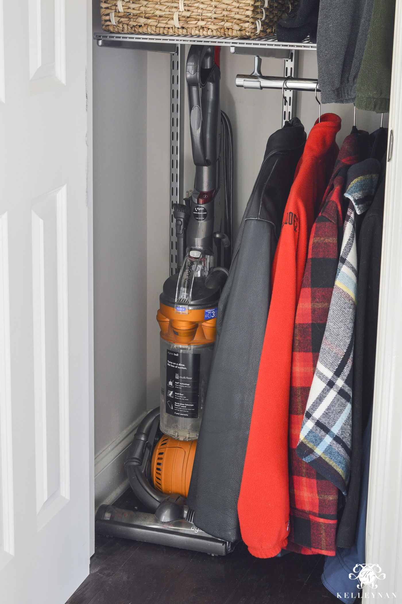 Coat Closet Organization and Makeover