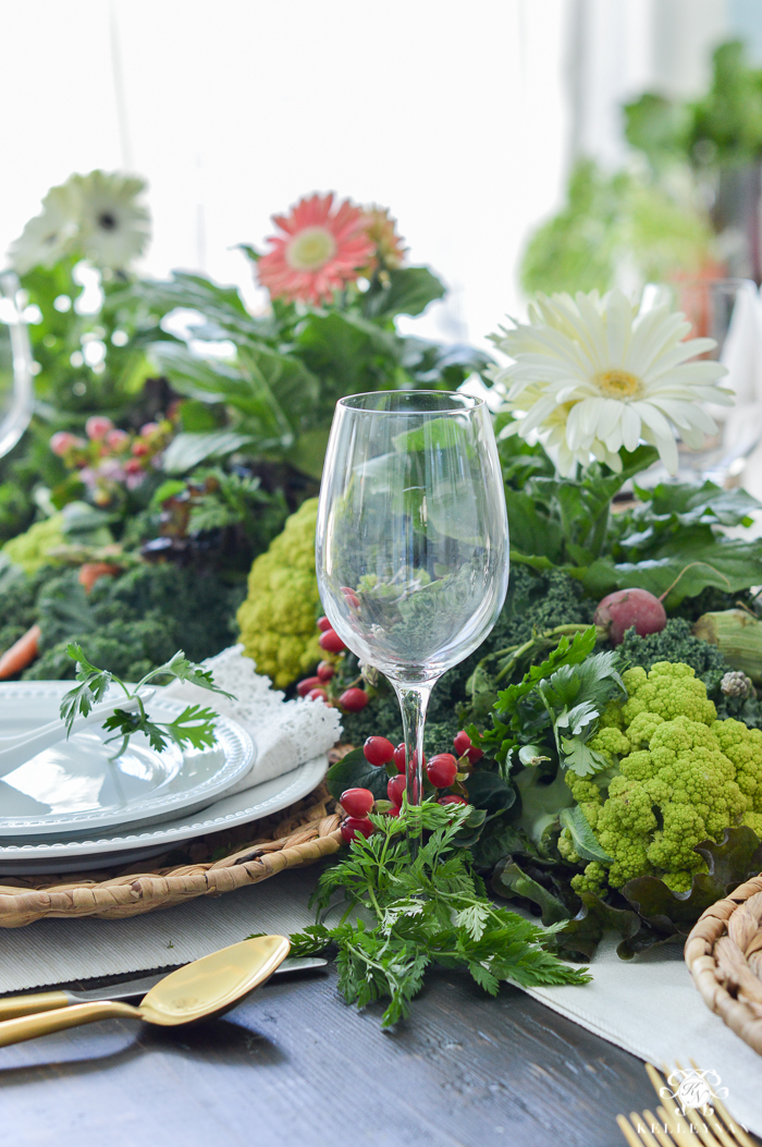 Vegetable Patch Easter Table - Kelley Nan