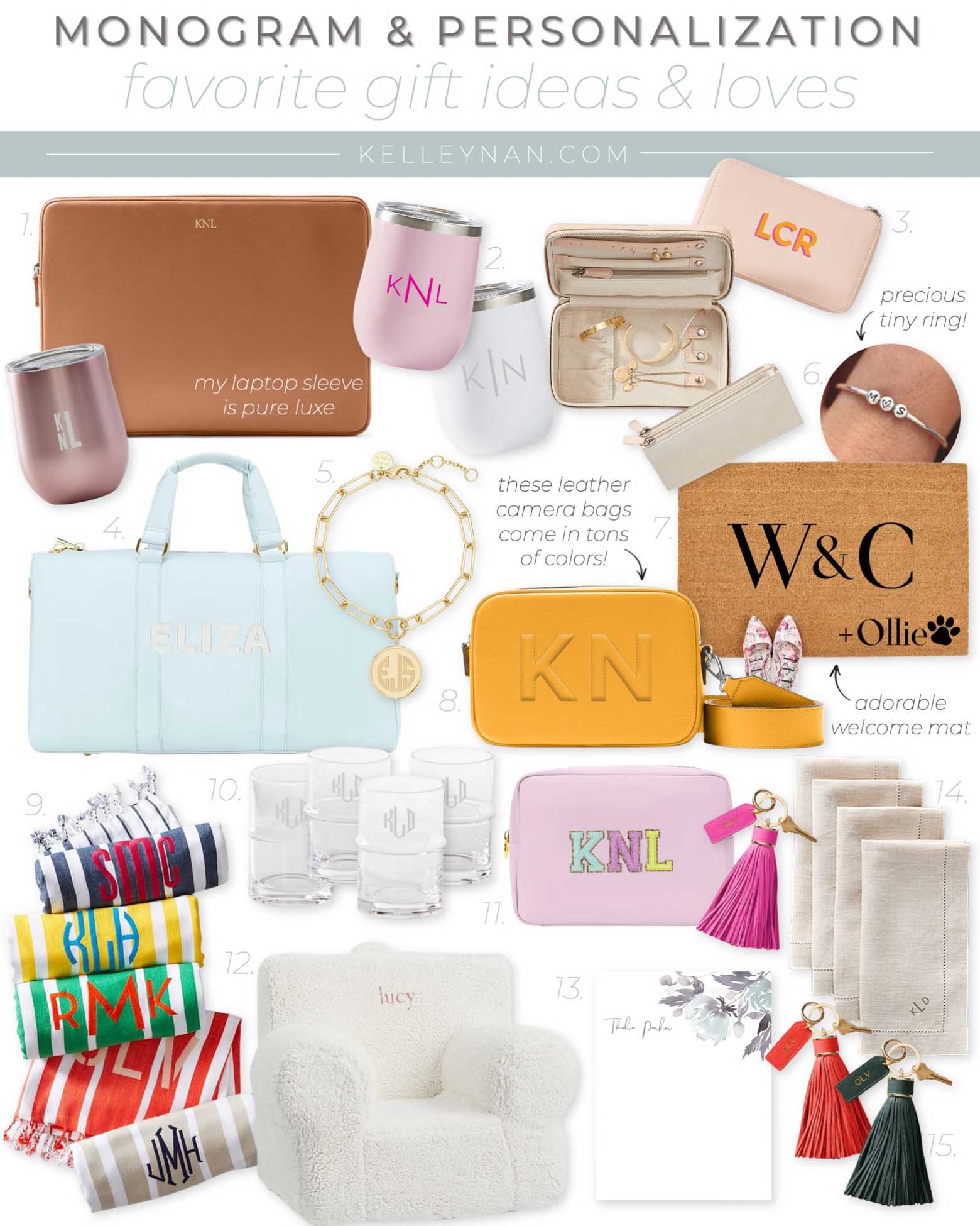 Favorite Monogram Gifts and Personalized Gifts