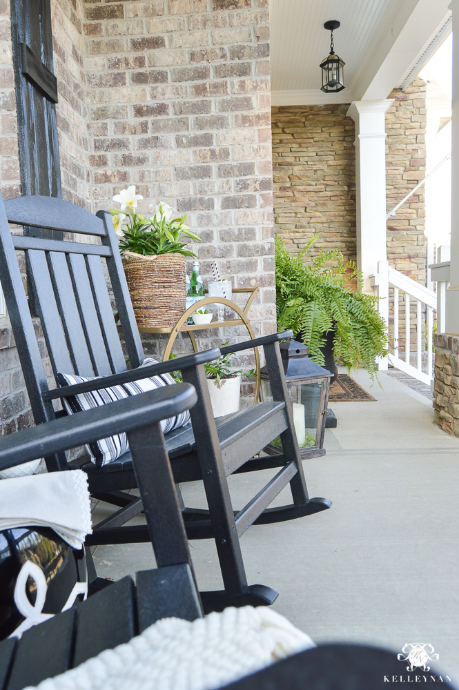 Rocking chair front porch design online ideas