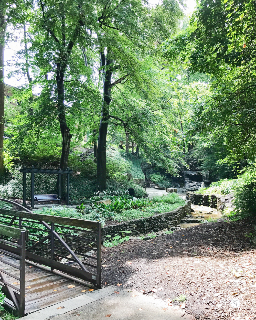 Falls Park on the Reedy River in Downtown Greenville