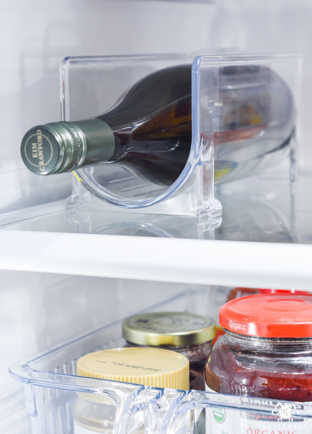 Refrigerator Organization Solutions and Best Ways to Organize the Fridge- wine holder