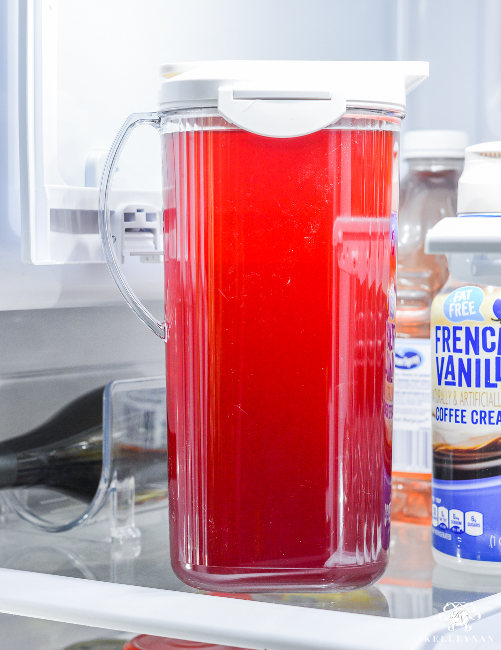 Refrigerator Organization and Best Ways to Organize the Fridge- slim pitcher