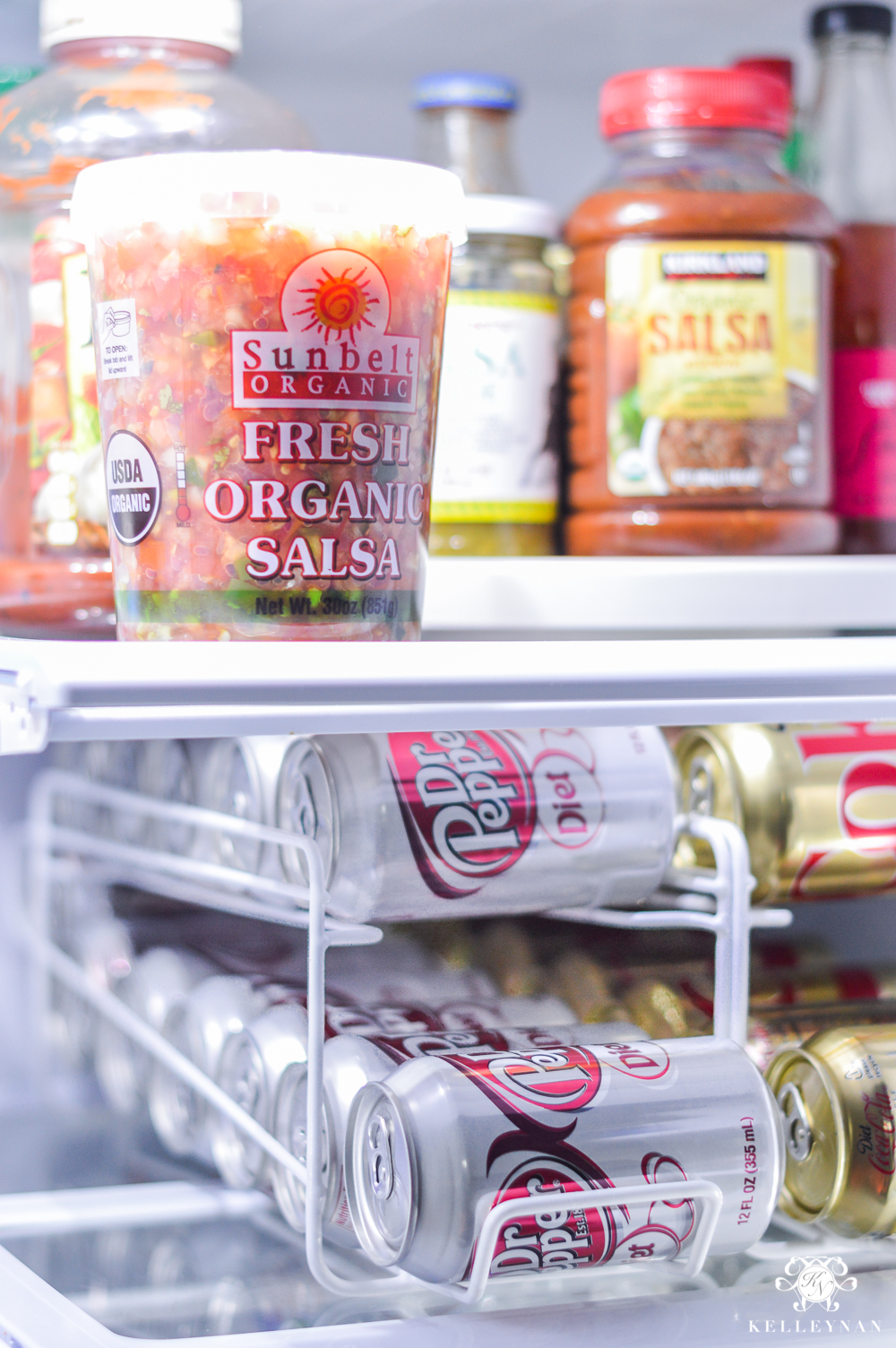 Refrigerator Organization and Best Ways to Organize the Fridge- soda can holder