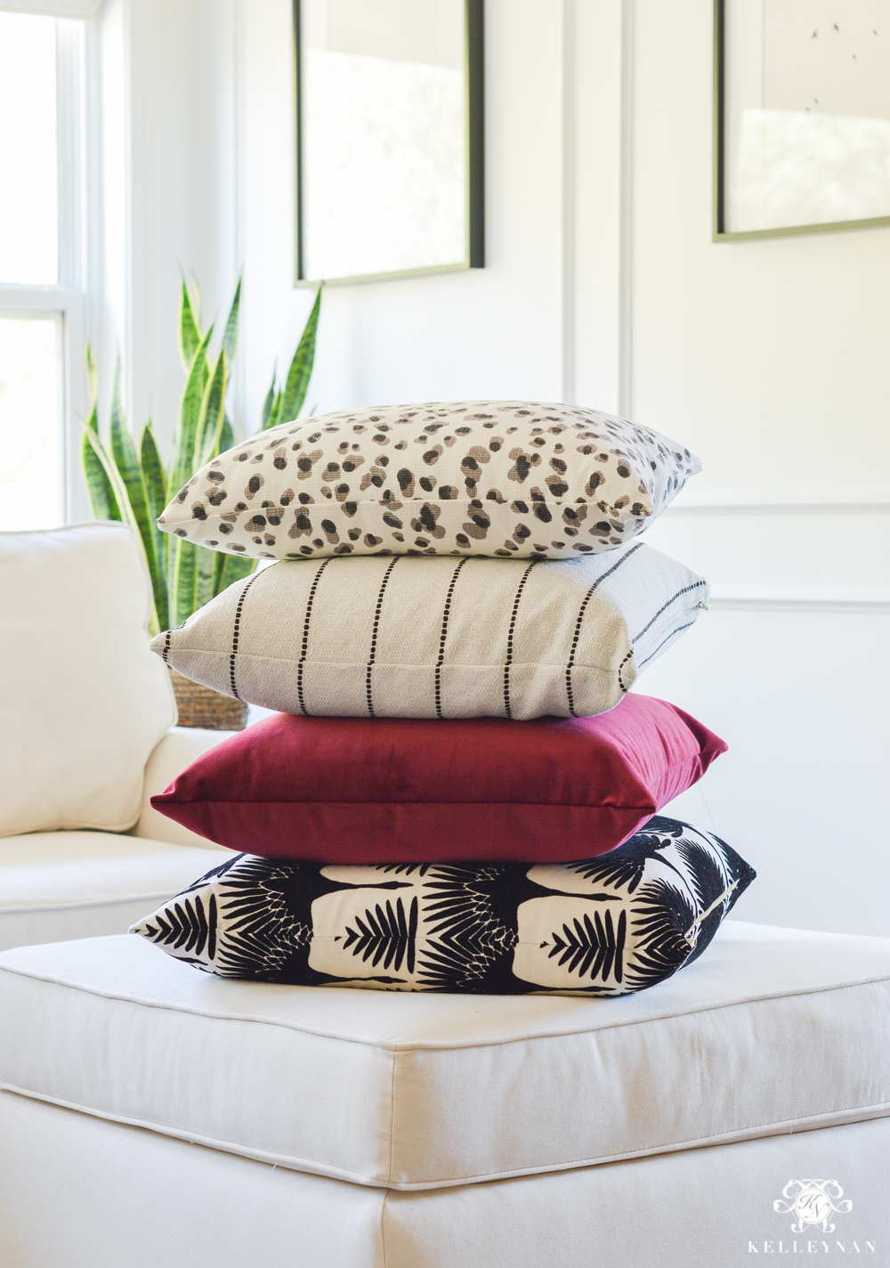 Coordinating throw clearance pillows