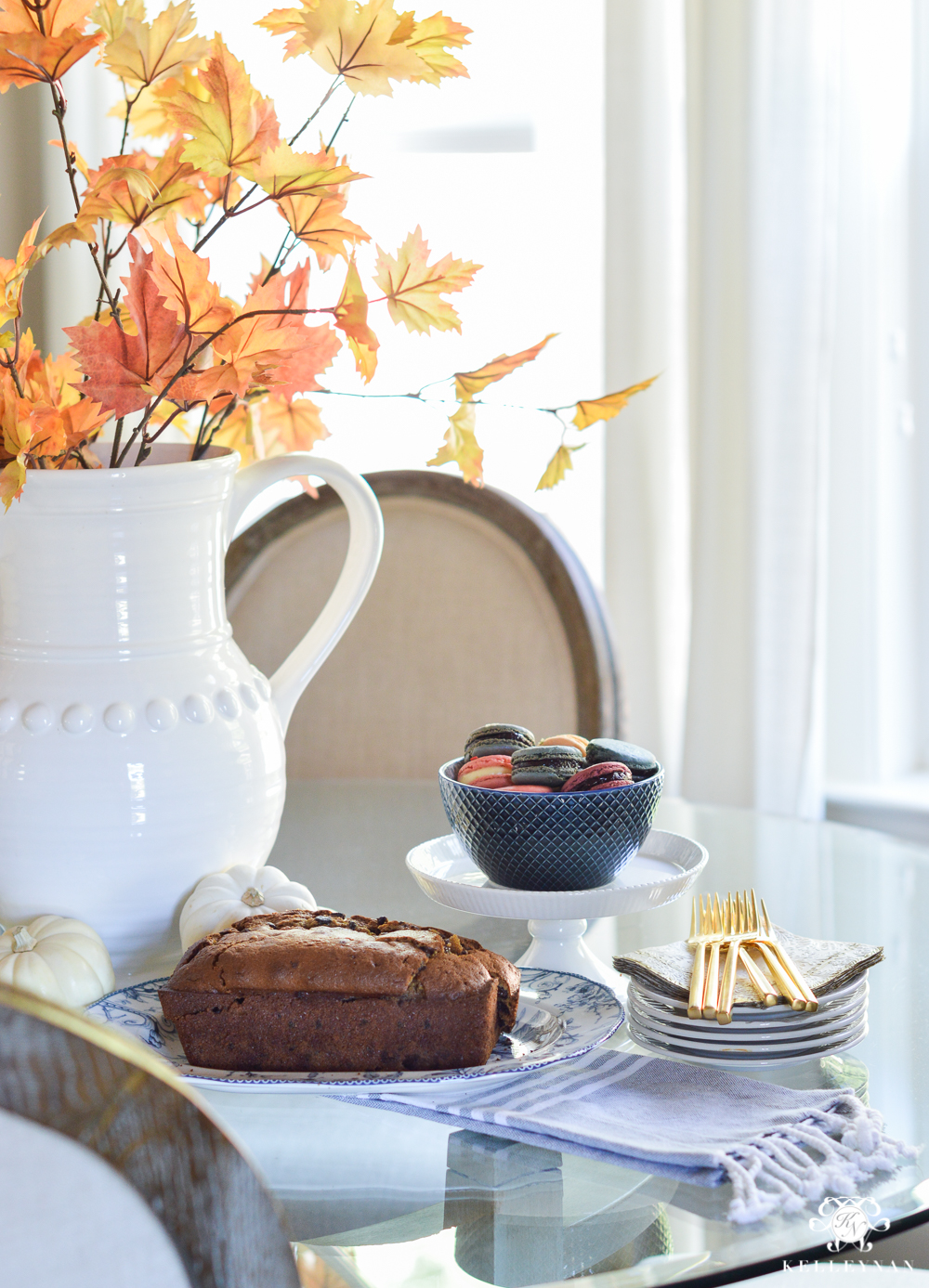 Dinner party tip- bake and set up desserts ahead of time