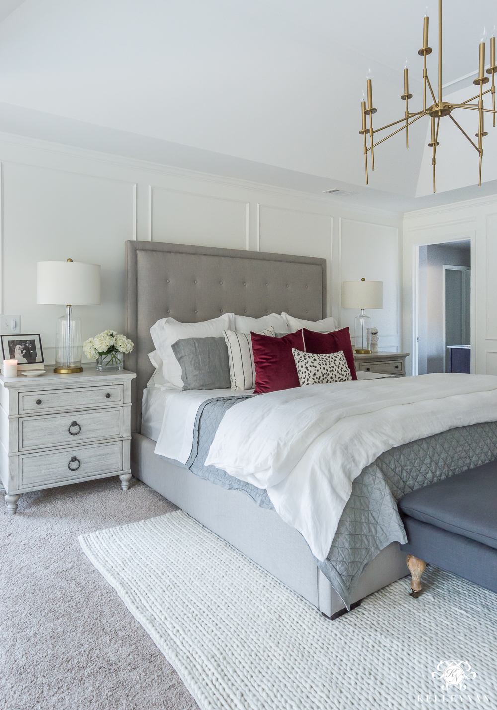 Makeover Bedrooms / One Room Challenge Master Bedroom Makeover Reveal | Kelley Nan : And, if you want to be bold in your color choices, particularly if you love dark interior design ideas , painting an alcove is a great way to work this in to your space.