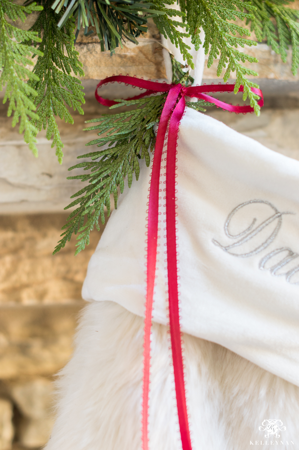 Christmas stocking mantel hook ideas