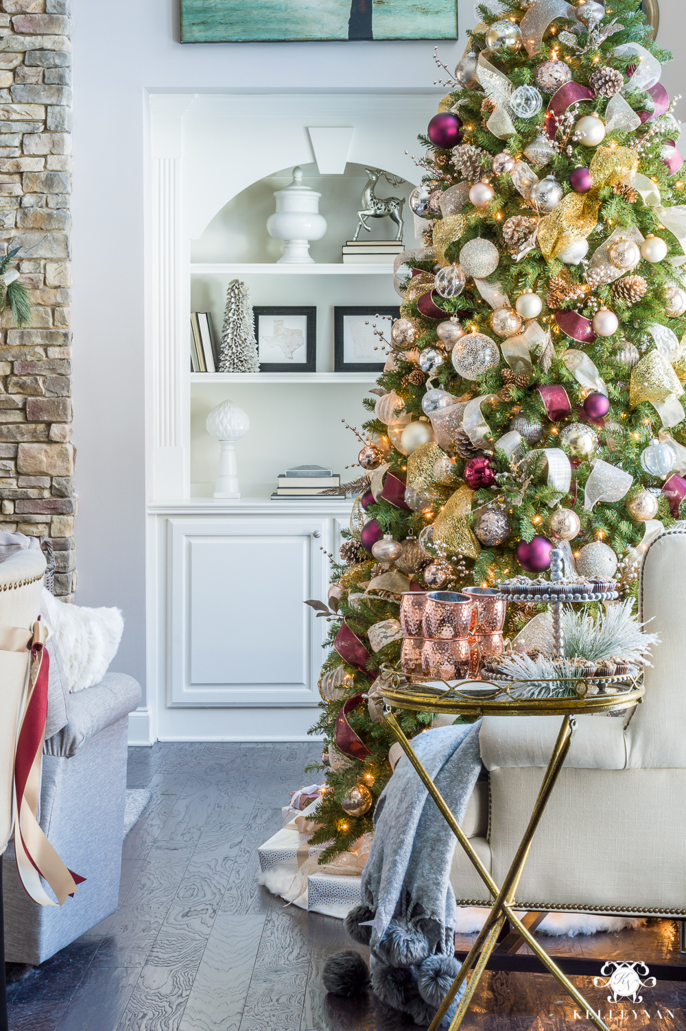 Christmas cookie display ideas