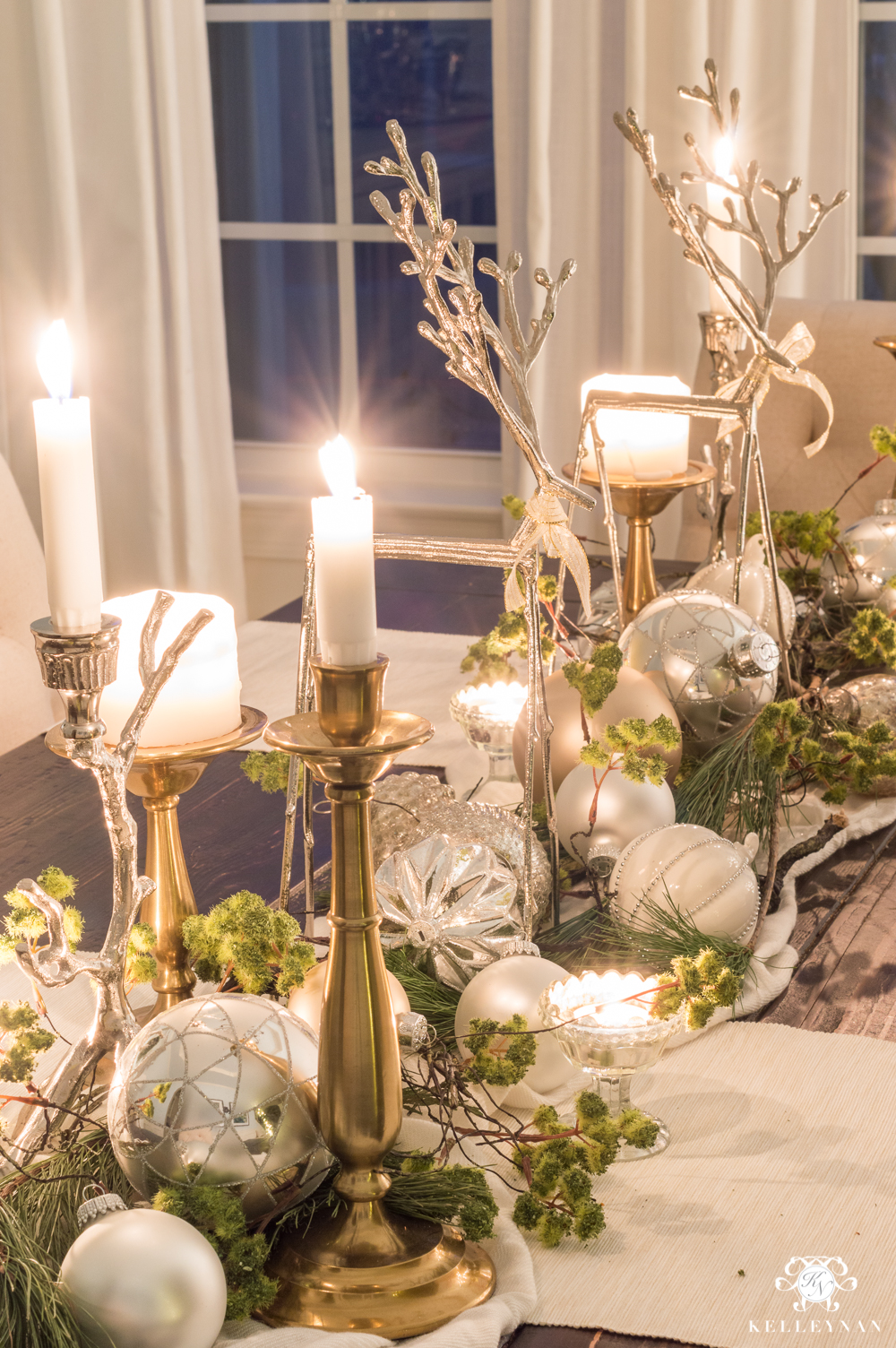 Nighttime Christmas Home Tour with Magical, Glowing Twinkle Lights