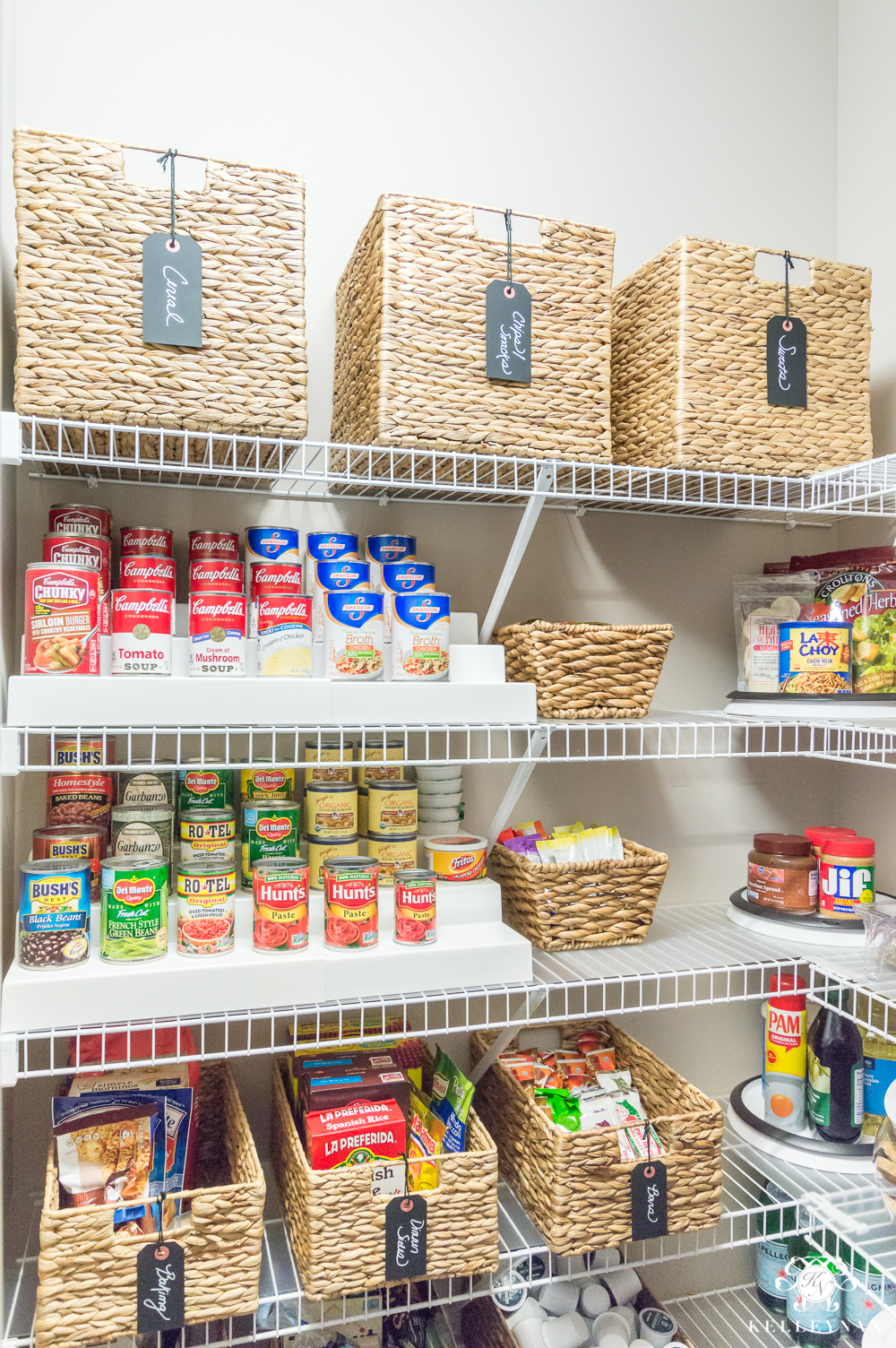 Easy, Organized Baking and Spice Cabinet - Kelley Nan