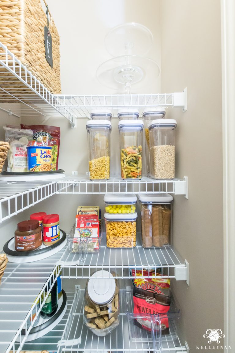 Nine Ideas to Organize a Small Pantry with Wire Shelving Kelley Nan