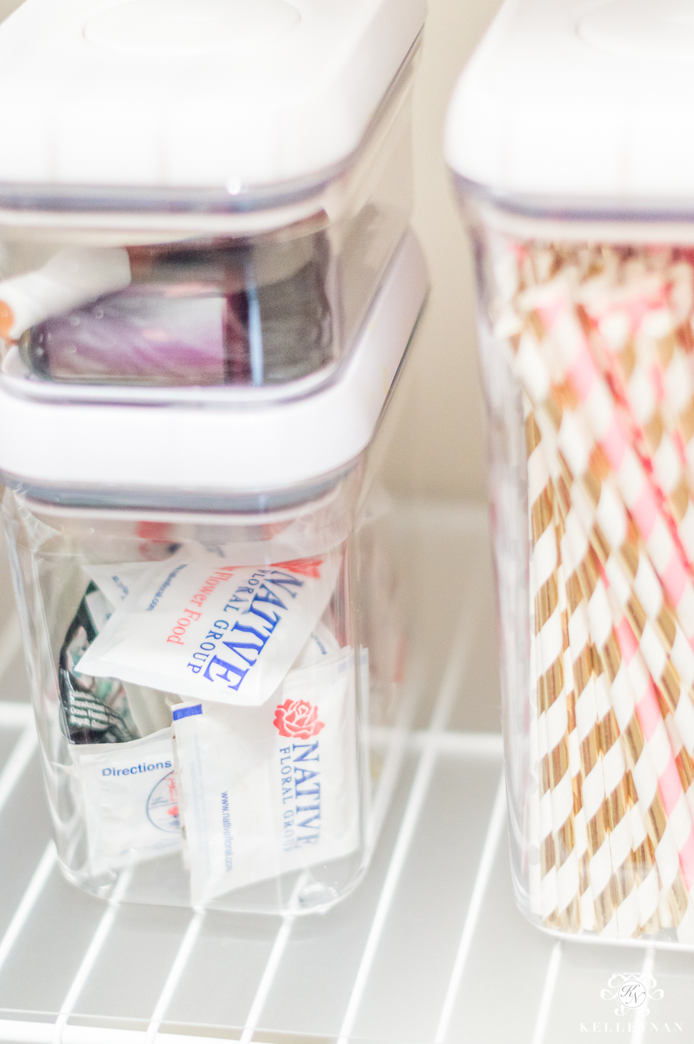 Nine Ideas to Organize a Small Pantry with Wire Shelving - Kelley Nan