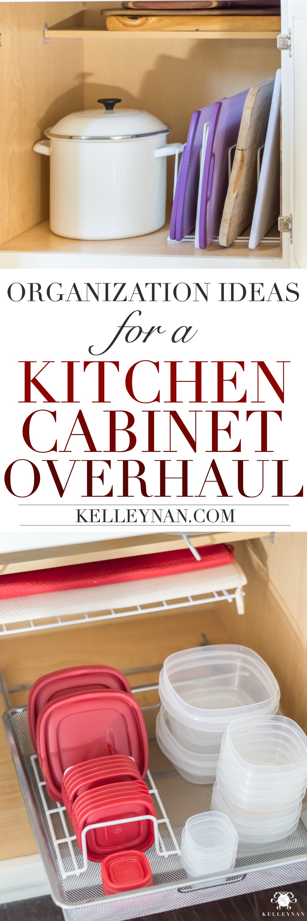 How to Organize and declutter your kitchen cabinets