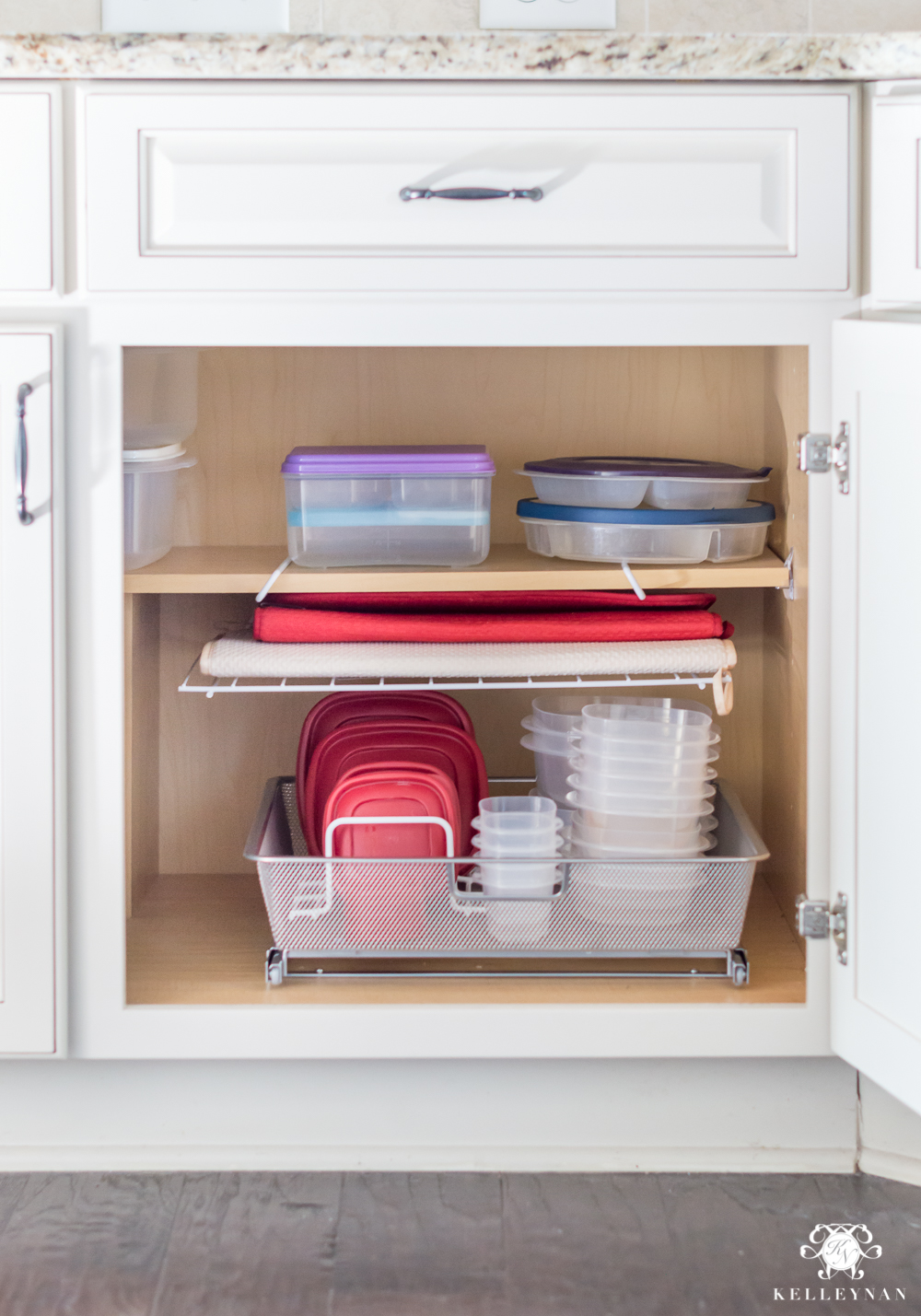 Food storage and tupperware container organization ideas