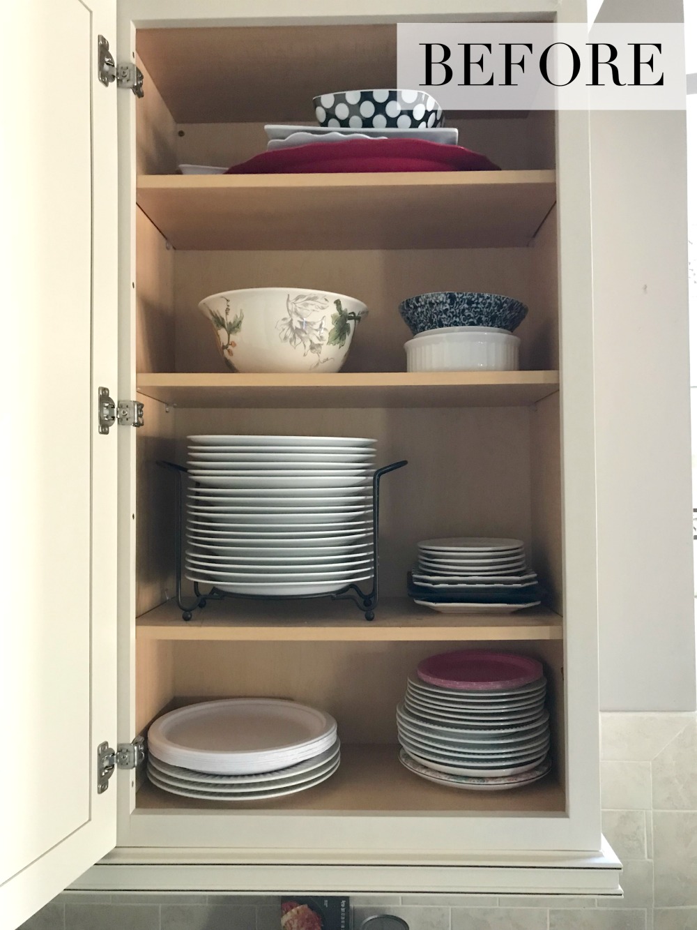 Cupboard discount for plates