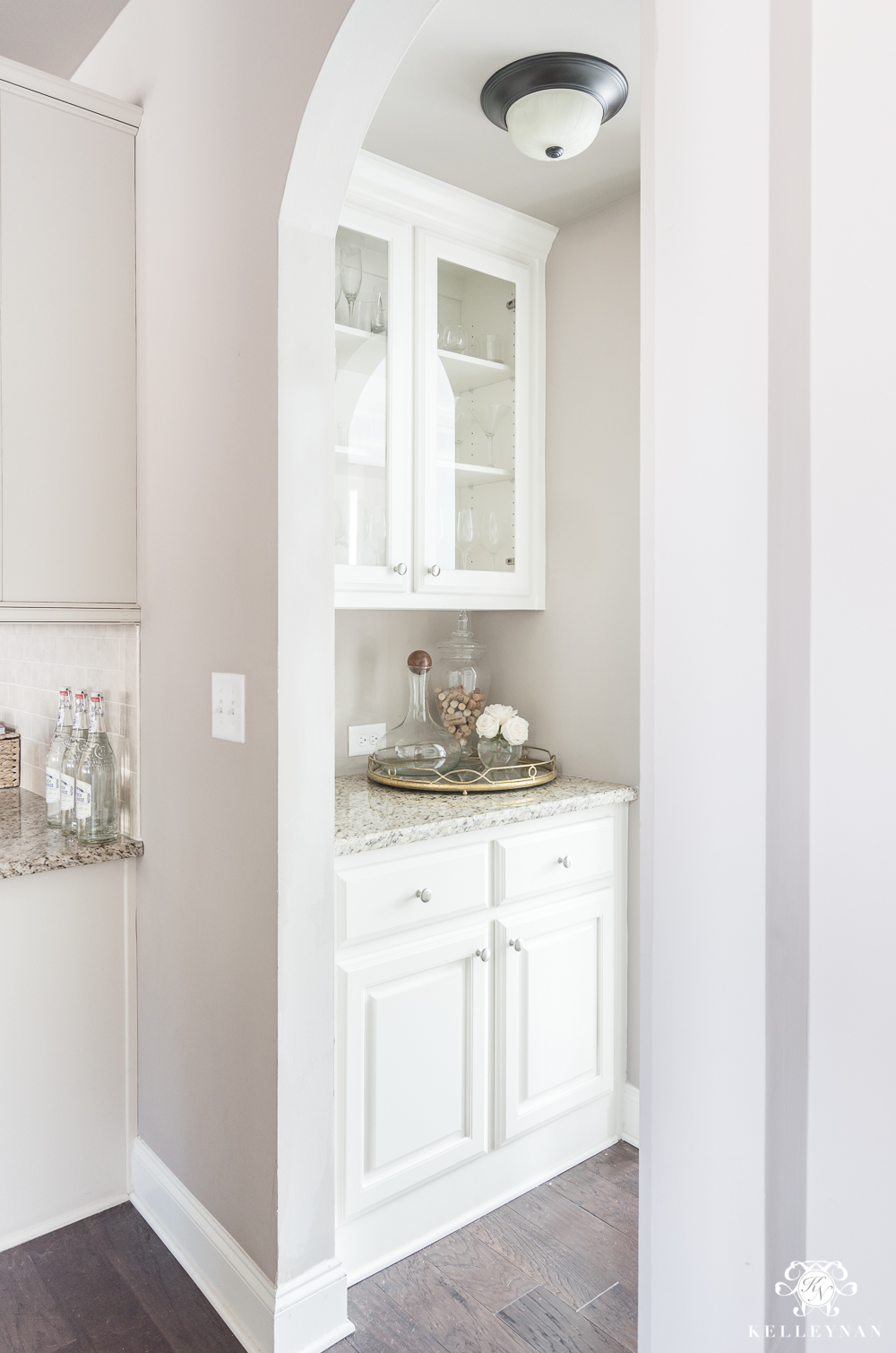 Organization Ideas for a Small Butler's Pantry Kelley Nan