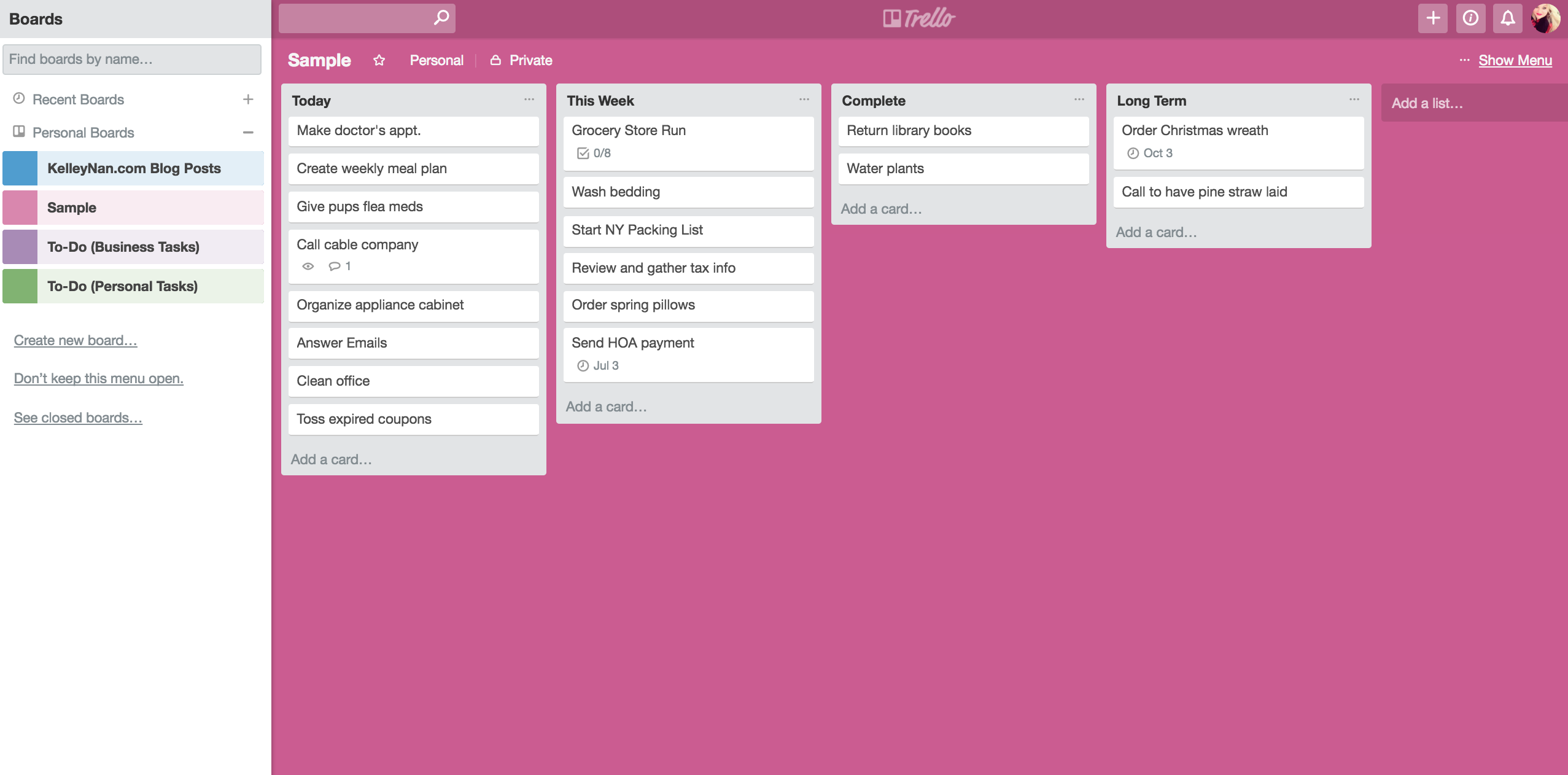 How to use Trello as a to-do list organizer