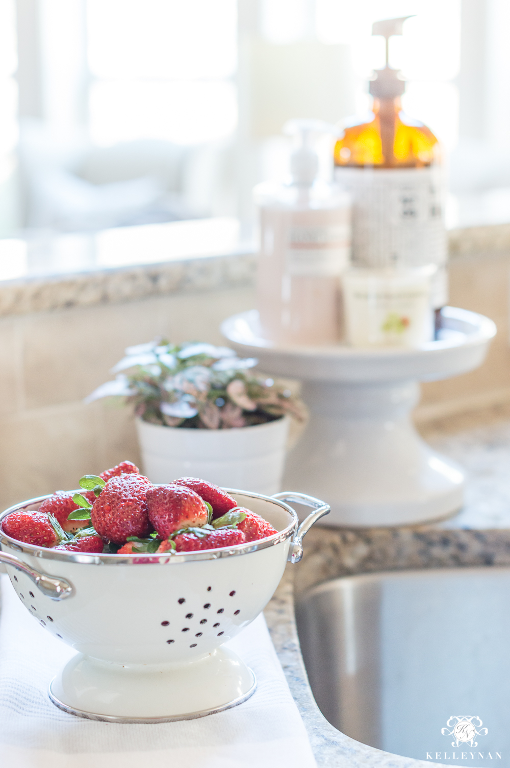 Strawberries in Collander