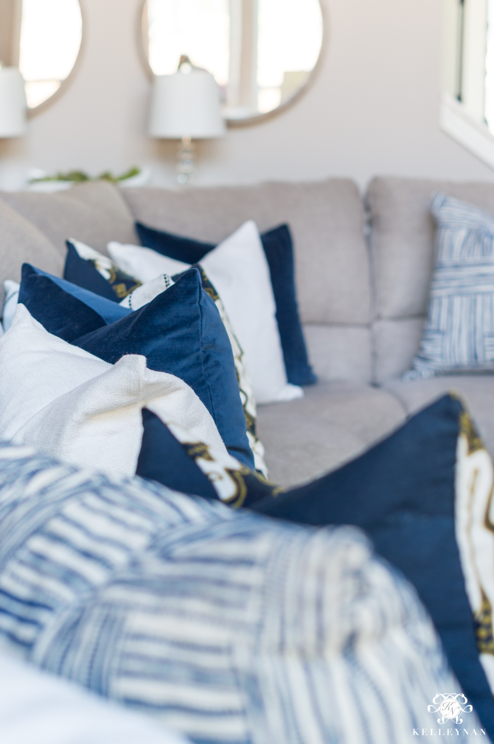 How to Style Pillows on a Sectional Sofa