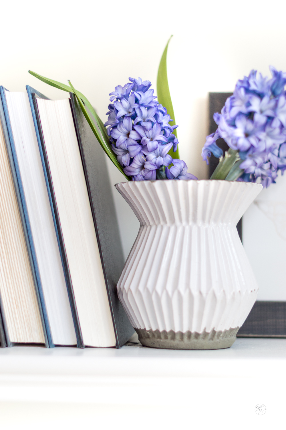 Blue Hyacinths in small arrangement