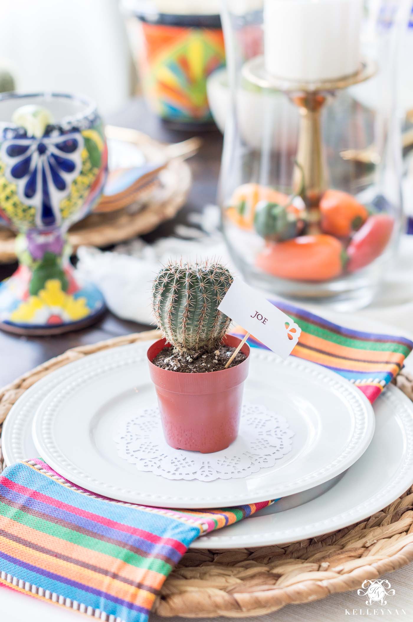 Mini Cactus Fiesta Party Favor