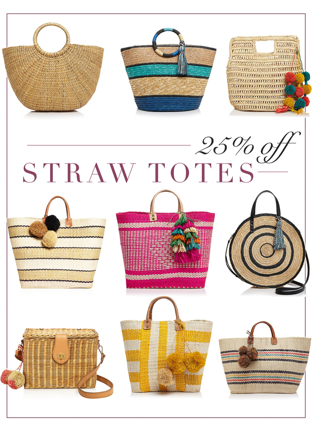Favorite Straw Totes for Summer On Sale!